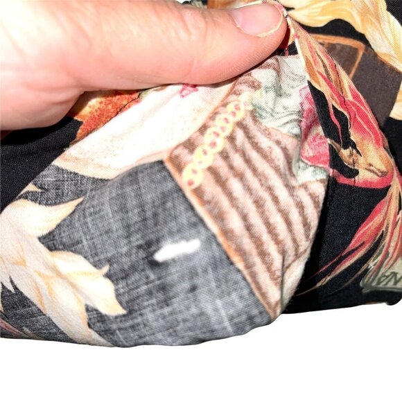 Kalaheo Hawaiian Shirt Mens Size XL Vintage Cigar Pattern Pullover Cotton Rayon - Picture 11 of 11